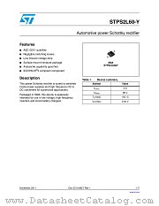 STPS2L60-Y datasheet pdf ST Microelectronics