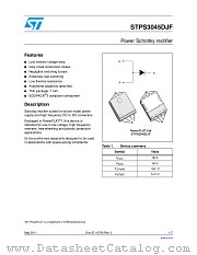 STPS3045DJF datasheet pdf ST Microelectronics