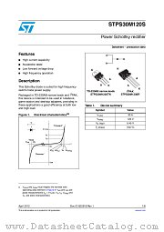 STPS30M120STN datasheet pdf ST Microelectronics