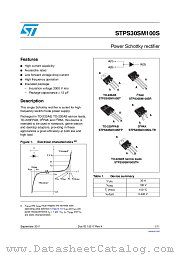 STPS30SM100S datasheet pdf ST Microelectronics