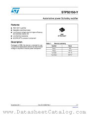 STPS3150-Y datasheet pdf ST Microelectronics