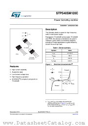 STPS40SM120CR datasheet pdf ST Microelectronics