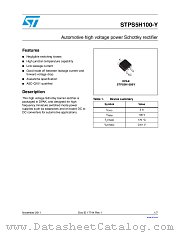 STPS5H100BY-TR datasheet pdf ST Microelectronics