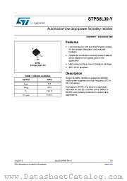 STPS8L30BY-TR datasheet pdf ST Microelectronics