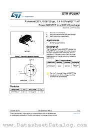 STR1P2UH7 datasheet pdf ST Microelectronics