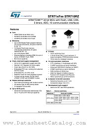 STR710FZ2 datasheet pdf ST Microelectronics