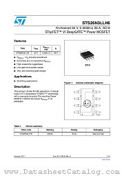 STS26N3LLH6 datasheet pdf ST Microelectronics