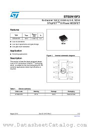STS5N15F3 datasheet pdf ST Microelectronics
