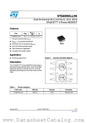 STS8DN3LLH5 datasheet pdf ST Microelectronics