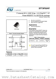 STT3P2UH7 datasheet pdf ST Microelectronics