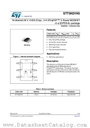 STT5N2VH5 datasheet pdf ST Microelectronics
