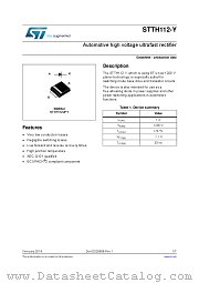 STTH112-Y datasheet pdf ST Microelectronics