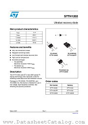 STTH1202DI datasheet pdf ST Microelectronics
