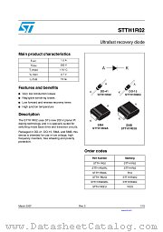 STTH1R02RL datasheet pdf ST Microelectronics