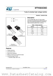 STTH30AC06C datasheet pdf ST Microelectronics
