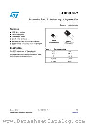 STTH30L06-Y datasheet pdf ST Microelectronics