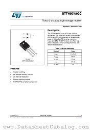 STTH50W03C datasheet pdf ST Microelectronics