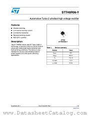 STTH8R06GY-TR datasheet pdf ST Microelectronics