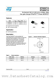 STU6NF10 datasheet pdf ST Microelectronics