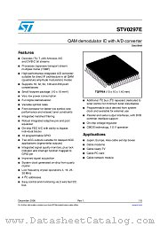 STV0297E datasheet pdf ST Microelectronics