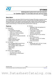 STV0900BAB datasheet pdf ST Microelectronics