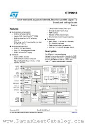 STV0913BSB datasheet pdf ST Microelectronics