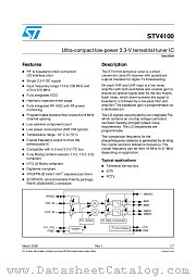 STV4100B datasheet pdf ST Microelectronics