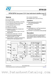 STV6120B datasheet pdf ST Microelectronics