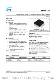 STV6437B datasheet pdf ST Microelectronics