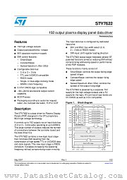 STV7622 datasheet pdf ST Microelectronics