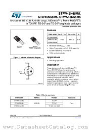 STW45N65M5 datasheet pdf ST Microelectronics