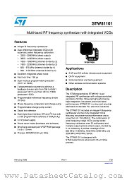 STW81101AT datasheet pdf ST Microelectronics