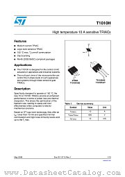 T1010H-6G-TR datasheet pdf ST Microelectronics