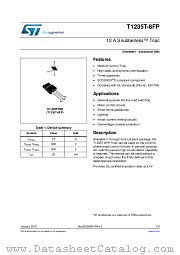 T1235T-8FP datasheet pdf ST Microelectronics