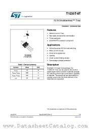 T1235T-8T datasheet pdf ST Microelectronics