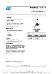 T1635T-8I datasheet pdf ST Microelectronics