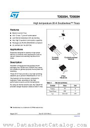 T2035H datasheet pdf ST Microelectronics
