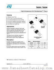 T835H-6G datasheet pdf ST Microelectronics
