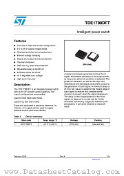 TDE1708DFT datasheet pdf ST Microelectronics