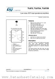 TL072BIYDT datasheet pdf ST Microelectronics