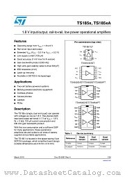 TS1852A datasheet pdf ST Microelectronics