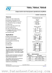 TS931B datasheet pdf ST Microelectronics