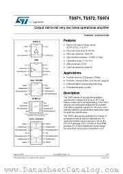 TS972IST datasheet pdf ST Microelectronics