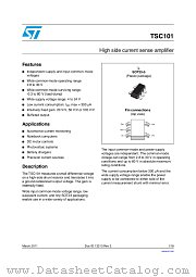TSC101BILT datasheet pdf ST Microelectronics