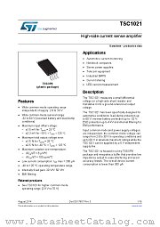 TSC1021AIYPT datasheet pdf ST Microelectronics