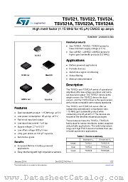 TSV522IST datasheet pdf ST Microelectronics