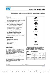 TSV6293IST datasheet pdf ST Microelectronics