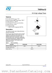 TXDV812RG datasheet pdf ST Microelectronics