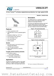 USBULC6-2F7 datasheet pdf ST Microelectronics