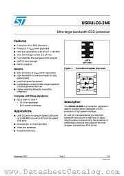 USBULC6-2M6 datasheet pdf ST Microelectronics